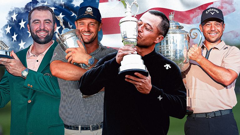 All four men's golf majors in 2024 were won by Americans