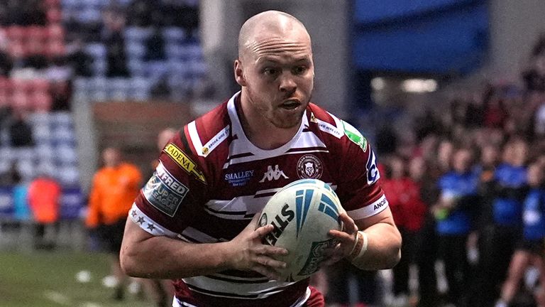 Wigan's Liam Marshall has scored a leading 22 tries in Super League this season
