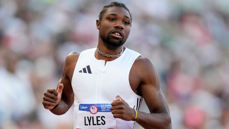 Noah Lyles is set to compete in three events at the Paris Olympics