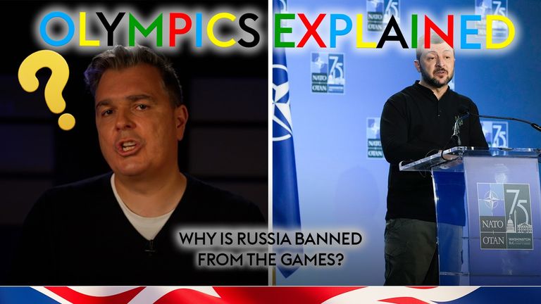 Sky Sports News' Hughes explains why Russia isn't allowed to compete at the Paris Olympics