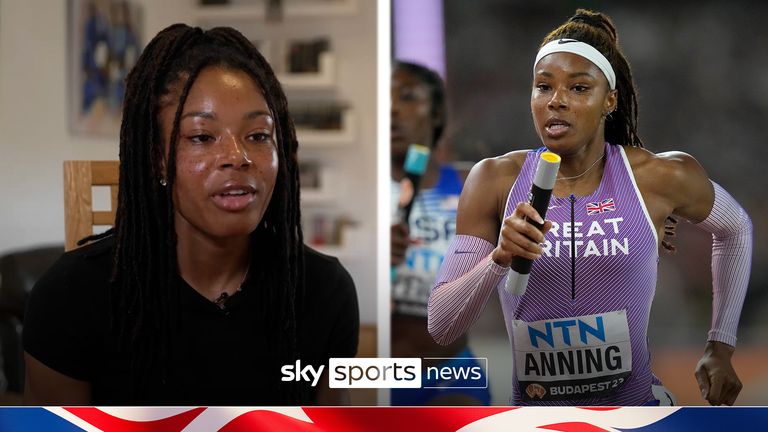 Team GB's 400m sprinter Amber Anning, who is chasing history on her Olympics debut in Paris