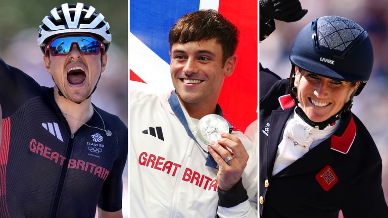 Tom Pidcock, Tom Daley and Laura Collett were among the medals on Monday for Team GB