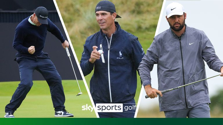 Highlights of the third round of The Open from Royal Troon as Billy Horschel edged ahead in brutal conditions