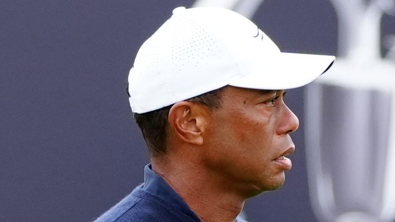 Tiger Woods missed the cut at The Open after rounds of 79 and 77