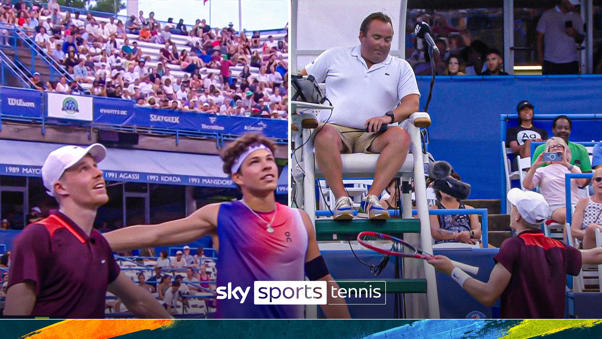 Shapovalov defaulted after heated exchange with fan