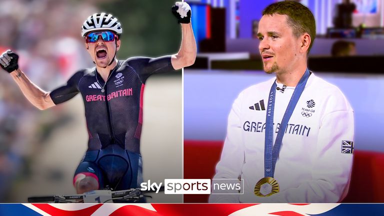 Team GB Olympic gold medalist Tom Pidcock overtook Frenchman Victor Koretzky at the end of the race and was booed by the home crowd after crossing the line