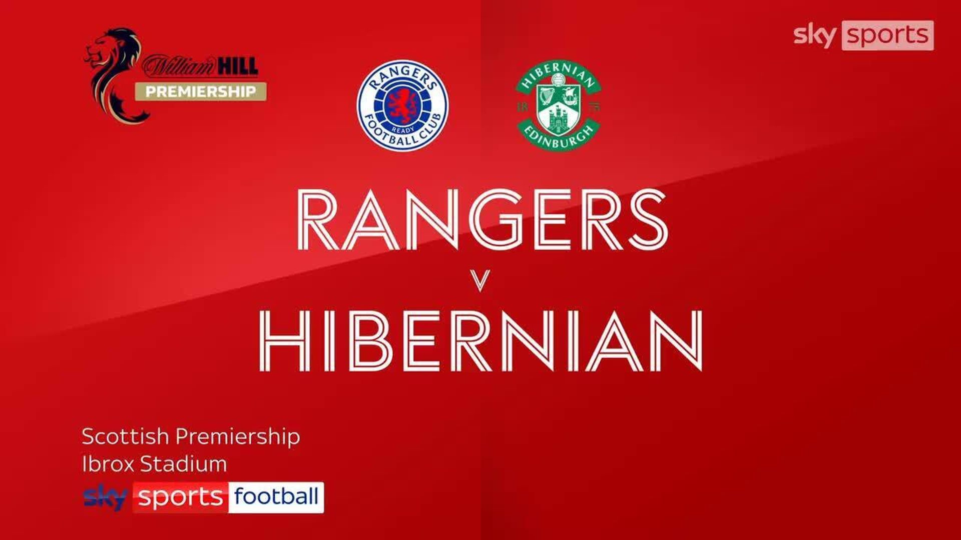 Rangers 1-0 Hibernian