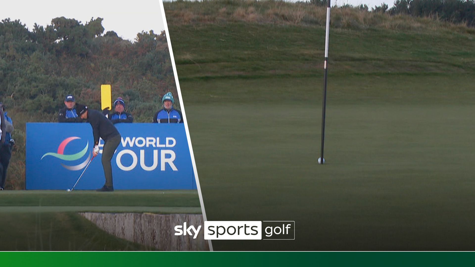 'How has that not gone in?' | Clements narrowly misses out on hole-in-one!