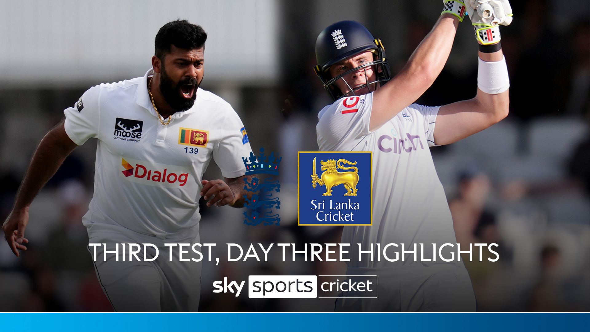 England vs Sri Lanka | Third Test, Day Three highlights