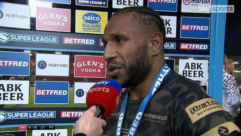 Edwin Ipape praised the Leigh Leopards team after his player of the match performance against Salford Red Devils in the Super League play-offs