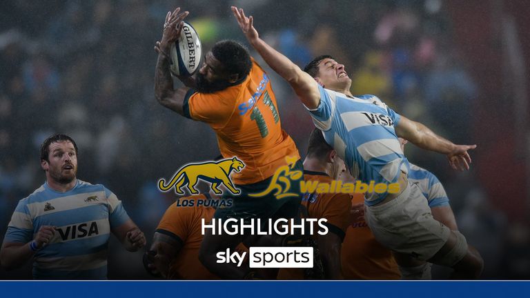 Highlights of The Rugby Championship match between Argentina and Australia