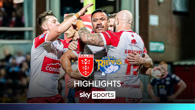 Highlights of the Super League match between Hull KR and Leeds Rhinos