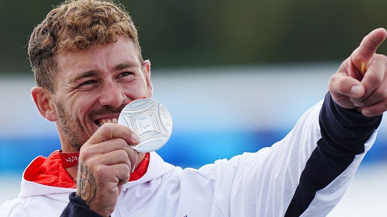 Jack Eyers won canoe silver for ParalympicsGB on the final day in Paris