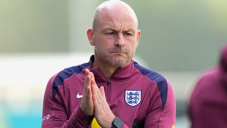 England interim head coach Lee Carsley.
