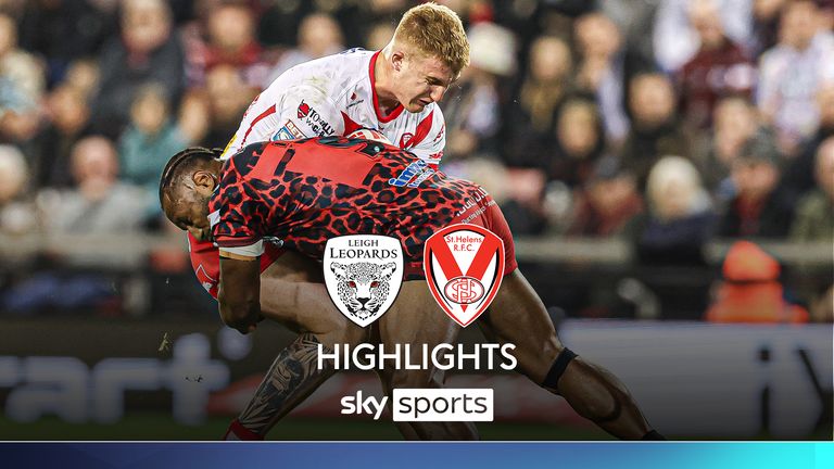 Highlights of the Super League match between Leigh Leopards and St Helens