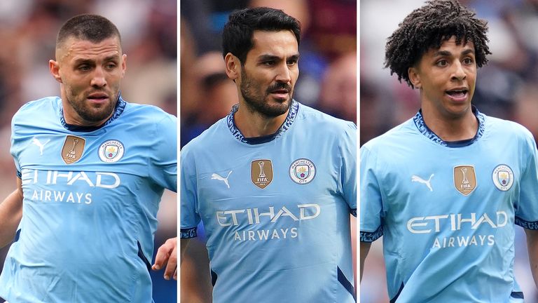 Mateo Kovacic, Ilkay Gundogan and Rico Lewis are all options to take on Rodri's role at Manchester City