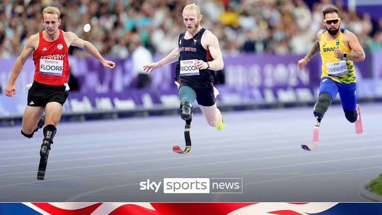 Sky Sports News' Miriam Walker-Khan reports on day five of the Paralympics, which saw Jonnie Peacock finish fifth in the men's T64 100m final, while transgender athlete Valentina Petrillo failed to reach the T12 400m final