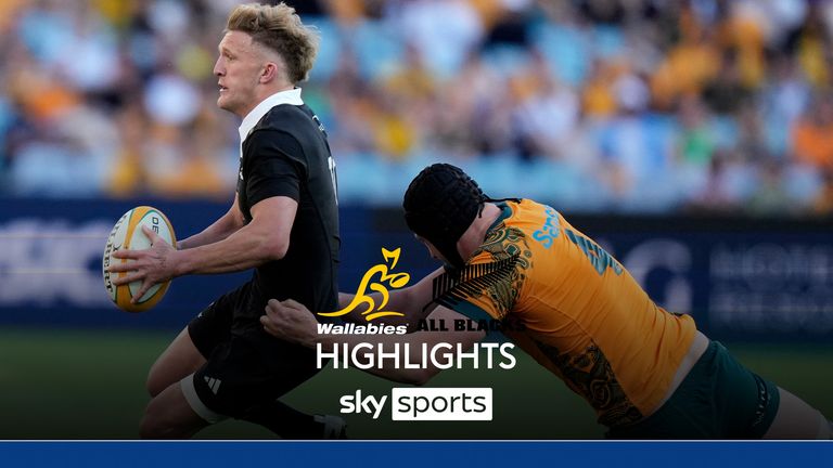 Highlights of the Rugby Championship match between Australia and New Zealand.