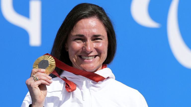 Dame Sarah Storey won her 18th Paralympics gold medal