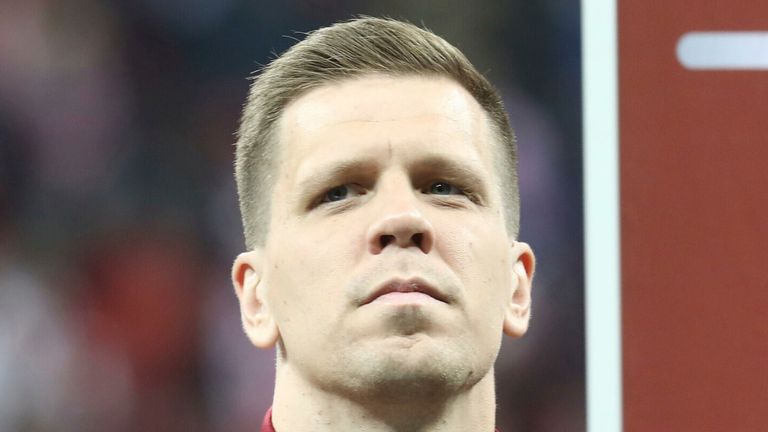 firo: 03/21/2024, football, soccer, UEFA Euro 2024, European Qualifiers, European Championship qualification, EURO qualification, season 2023/2024 play-off semi-final, Poland - Estonia 5:1 WOJCIECH SZCZESNY, portrait, Poland Photo by: DARIUSZ HERMIER