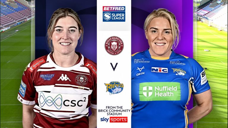 Highlights of the Women's Super League match between Wigan Warriors  and Leeds Rhinos