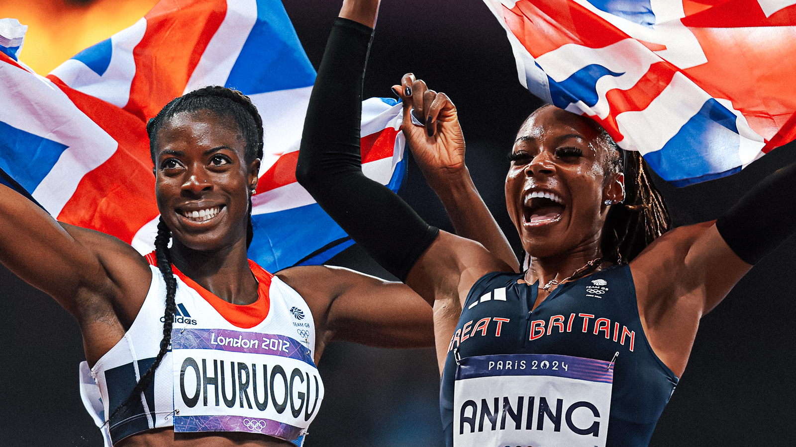 Mes de la Historia Afroamericana: las medallistas olímpicas Amber Anning y Christine Ohuruogu hablan sobre cómo recuperar narrativas