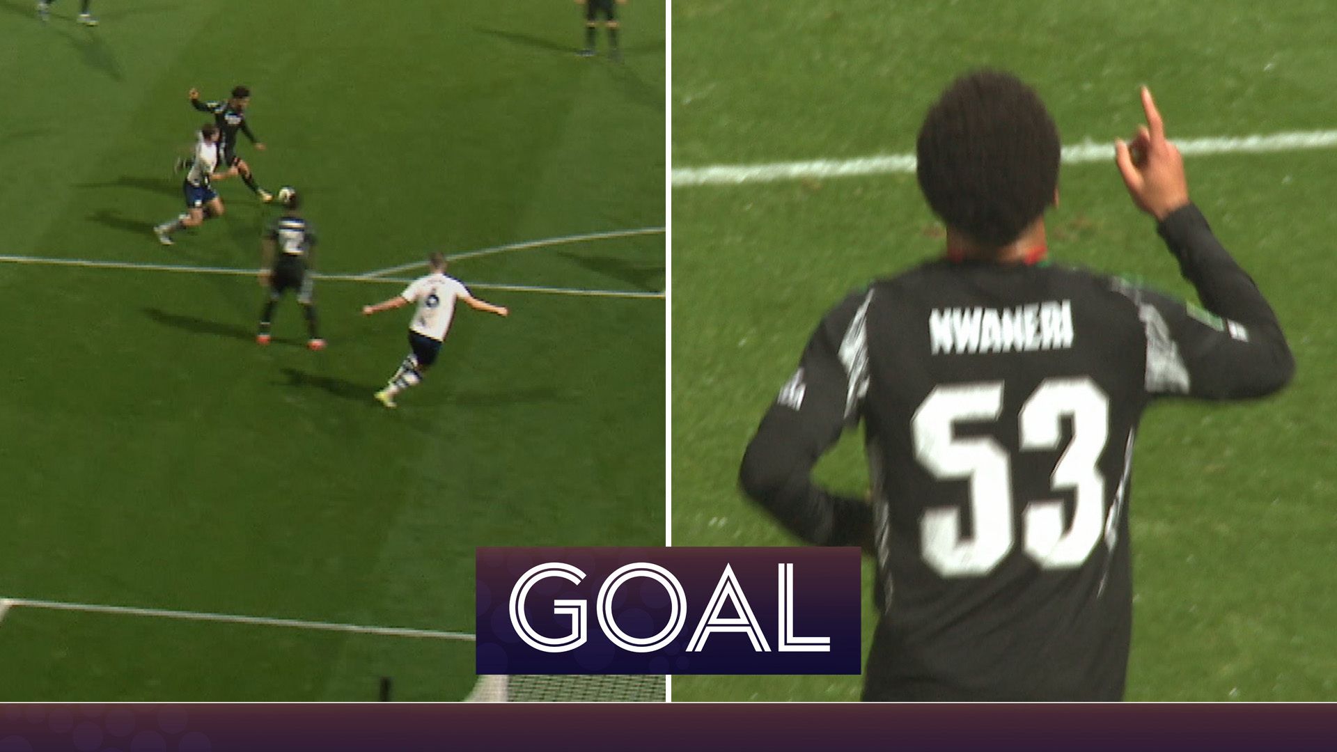 'You cannot stop that!' | Nwaneri doubles Arsenal's lead with a superb strike!