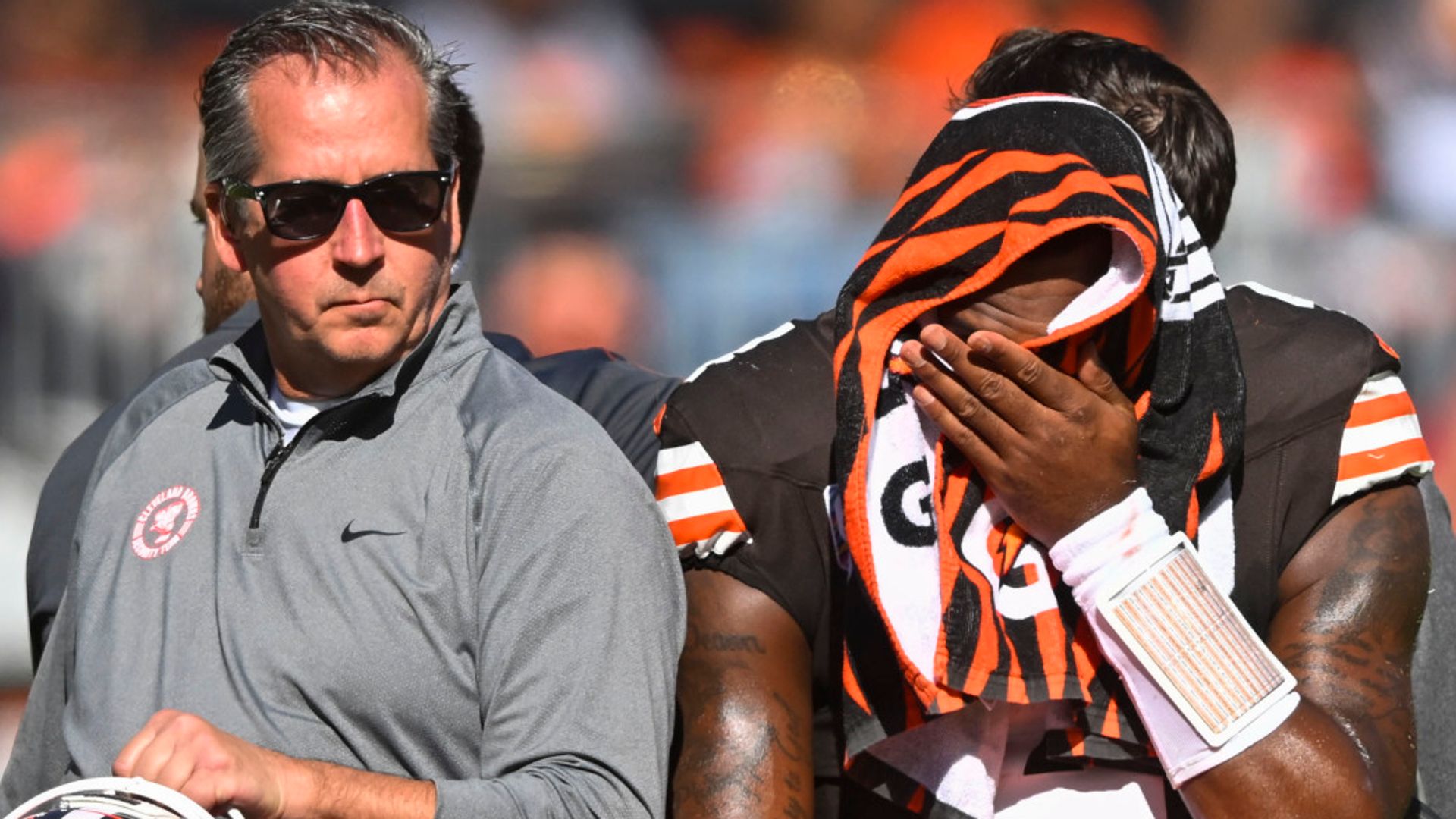 Watson leaves field in tears with 'season-ending' Achilles injury