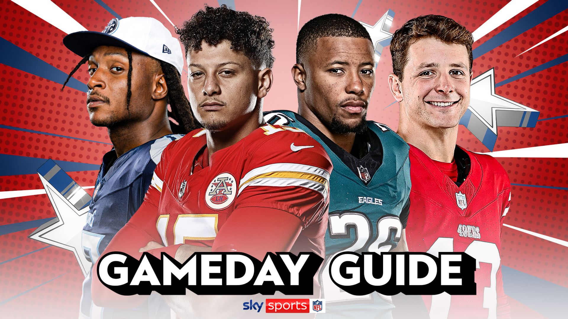 NFL gameday guide: Mahomes' new weapon and Belichick shots fired