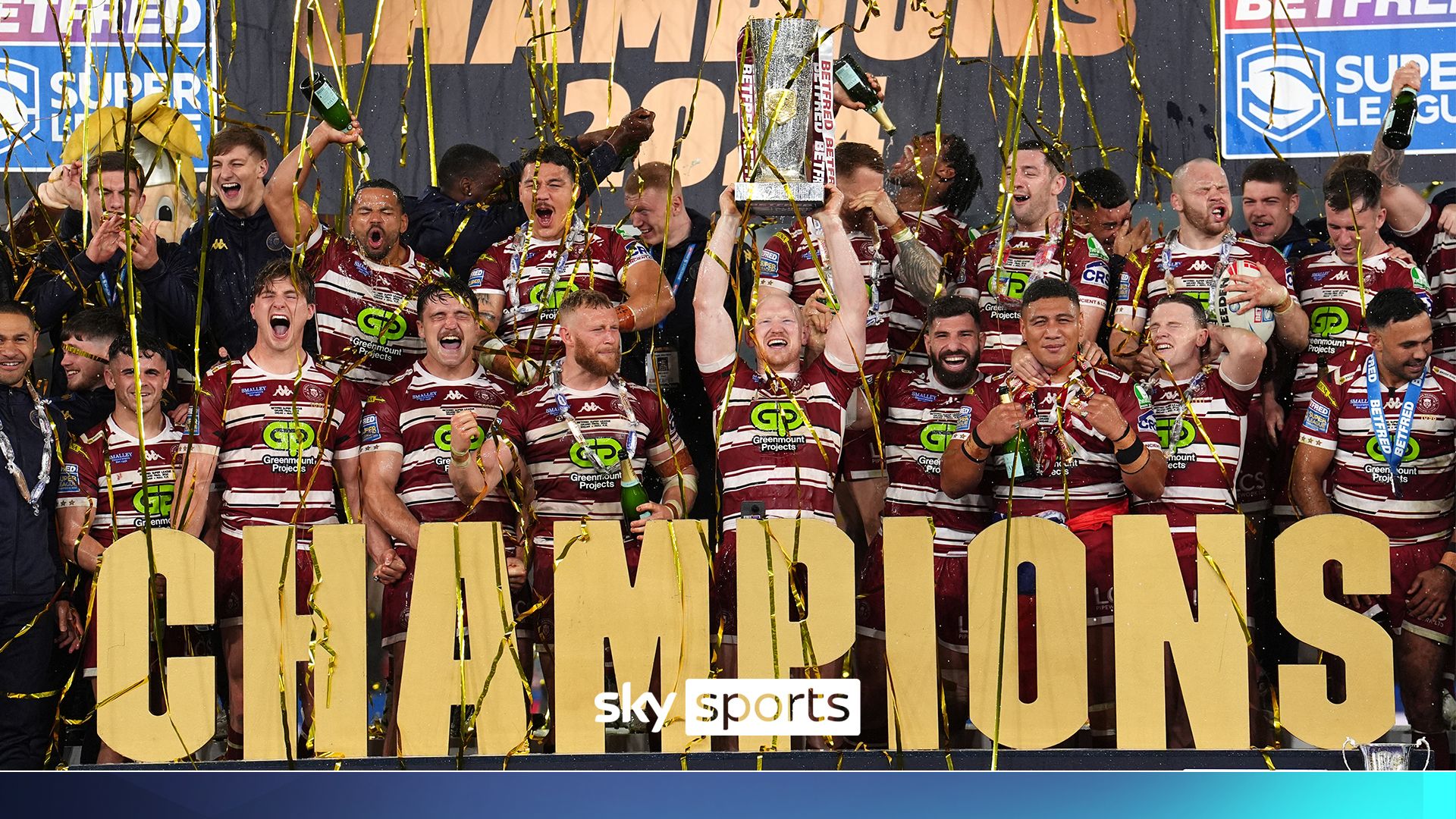 'A year of perfection!' | Wigan Warriors lift trophy after Grand Final victory