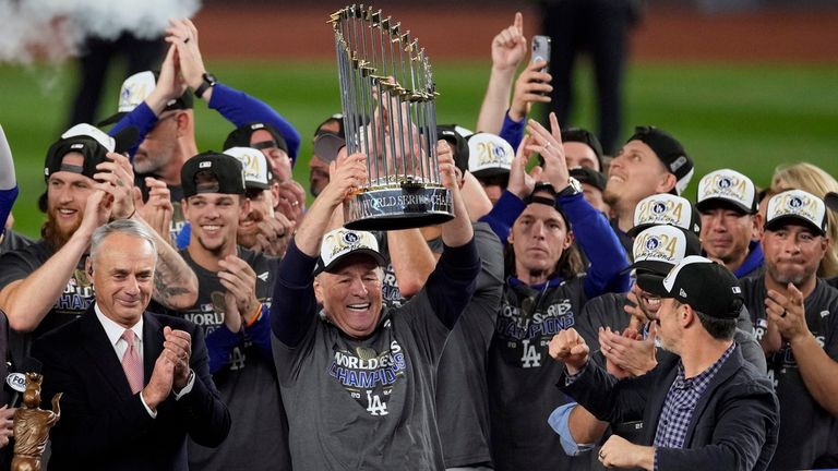 Los Angeles Dodgers beat the New York Yankees in Game 5 to win the baseball World Series