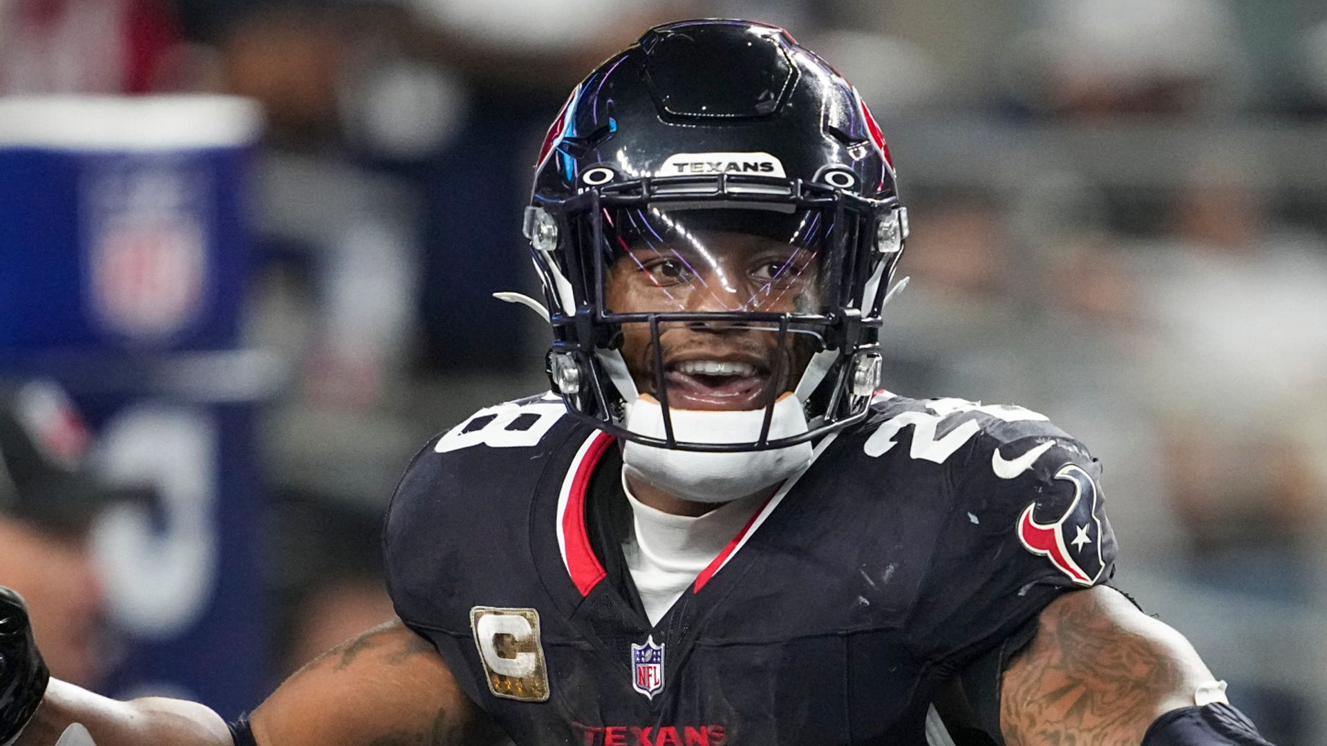 Texans sink miserable Cowboys after metal sheet falls from roof