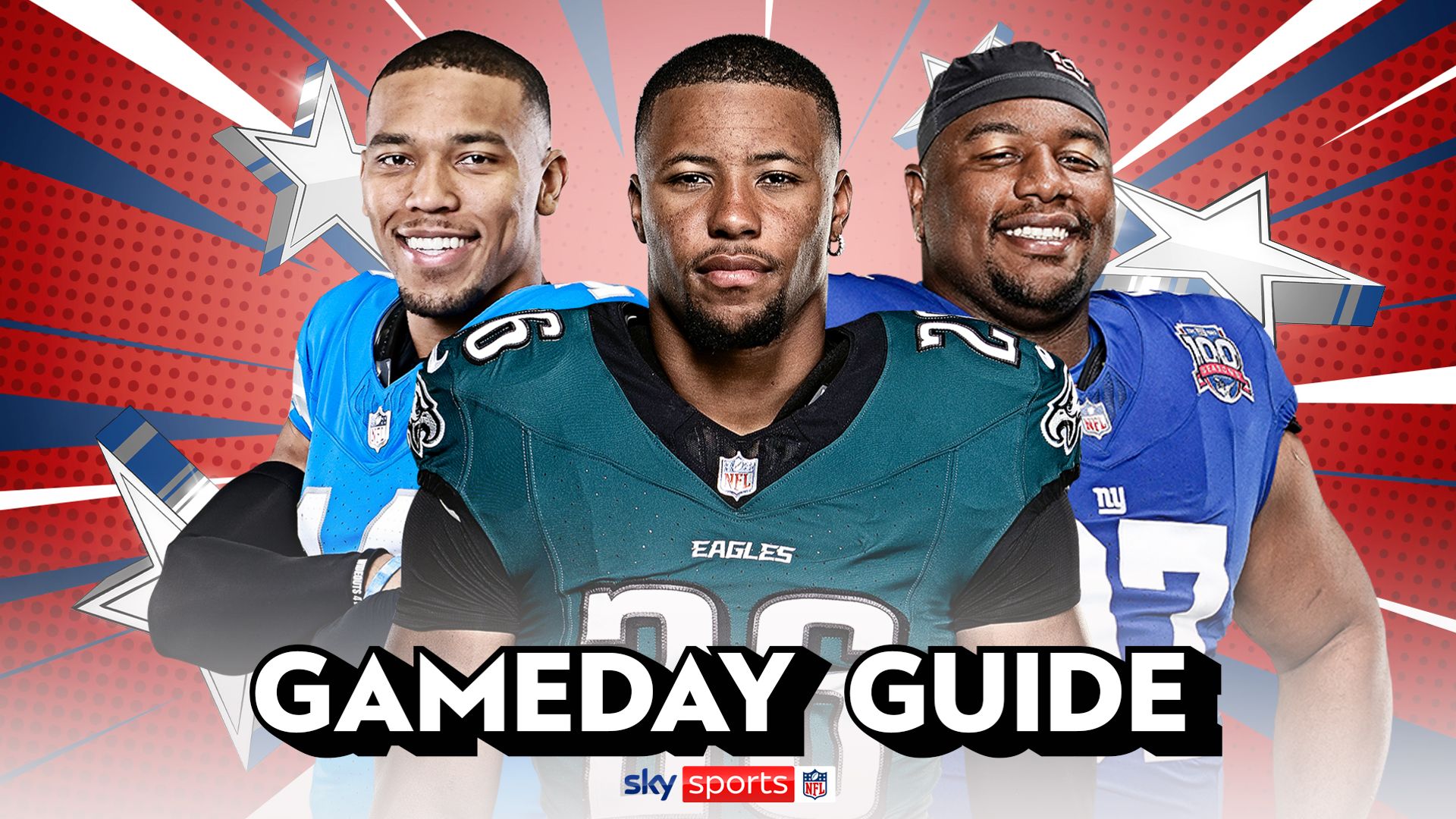 NFL gameday guide: Superhuman Saquon and Amon-Ra the great