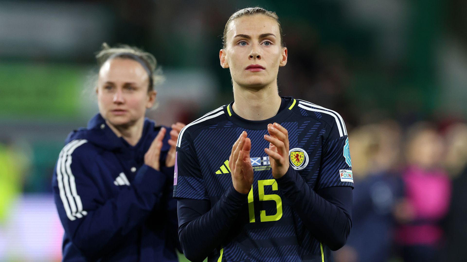 Scotland frustrated by Finland in first leg of Euro 2025 play-off