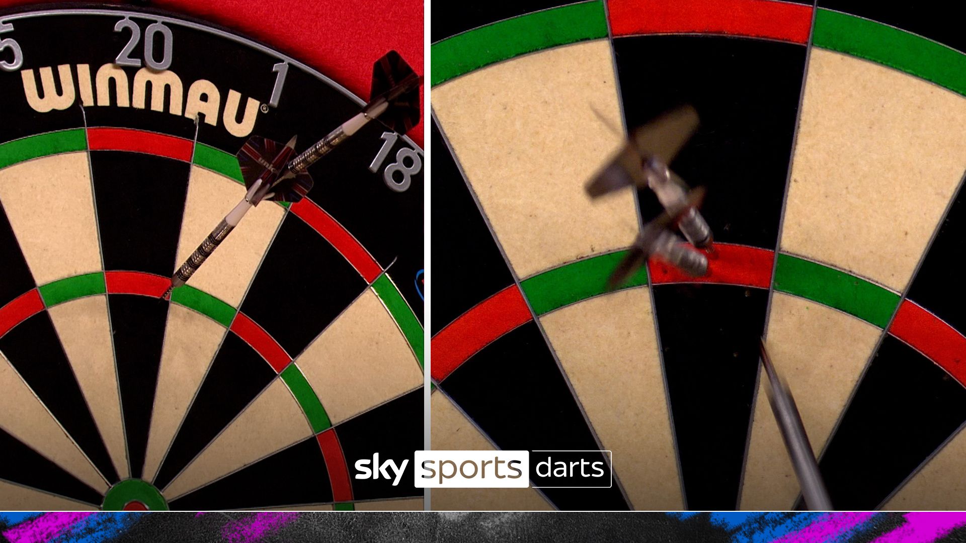 A Robin Hood and a 180 bounce out... Wade out of luck at Grand Slam!