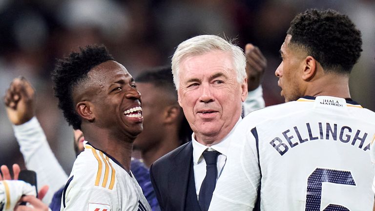 Real Madrid forward Vinicius Jr beats Manchester City midfielder Rodri and Real team-mate Jude Bellingham to FIFA Best award