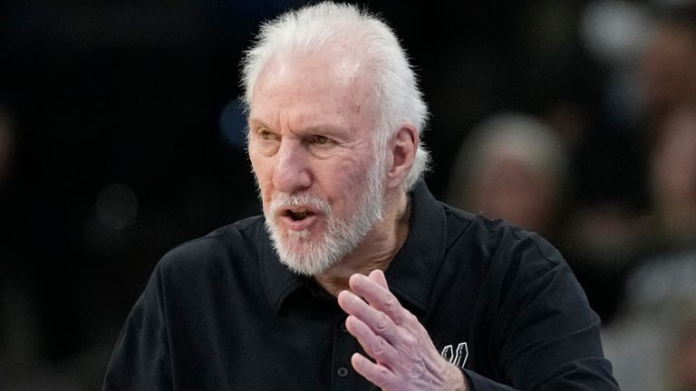 Gregg Popovich steps down as head coach of NBA team the San Antonio Spurs