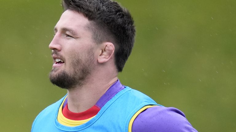 Tom Curry is back in England's starting XV for Sunday's test with Japan