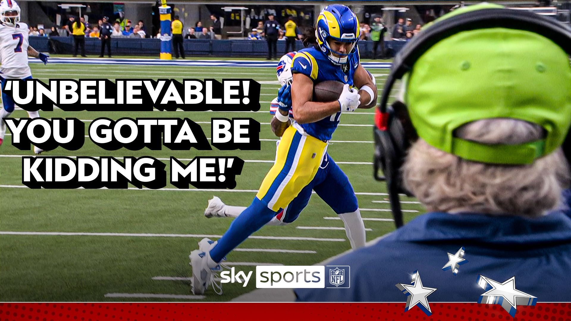 'Unbelievable! You gotta be kidding me!' | Nacua's incredible toe-tap catch