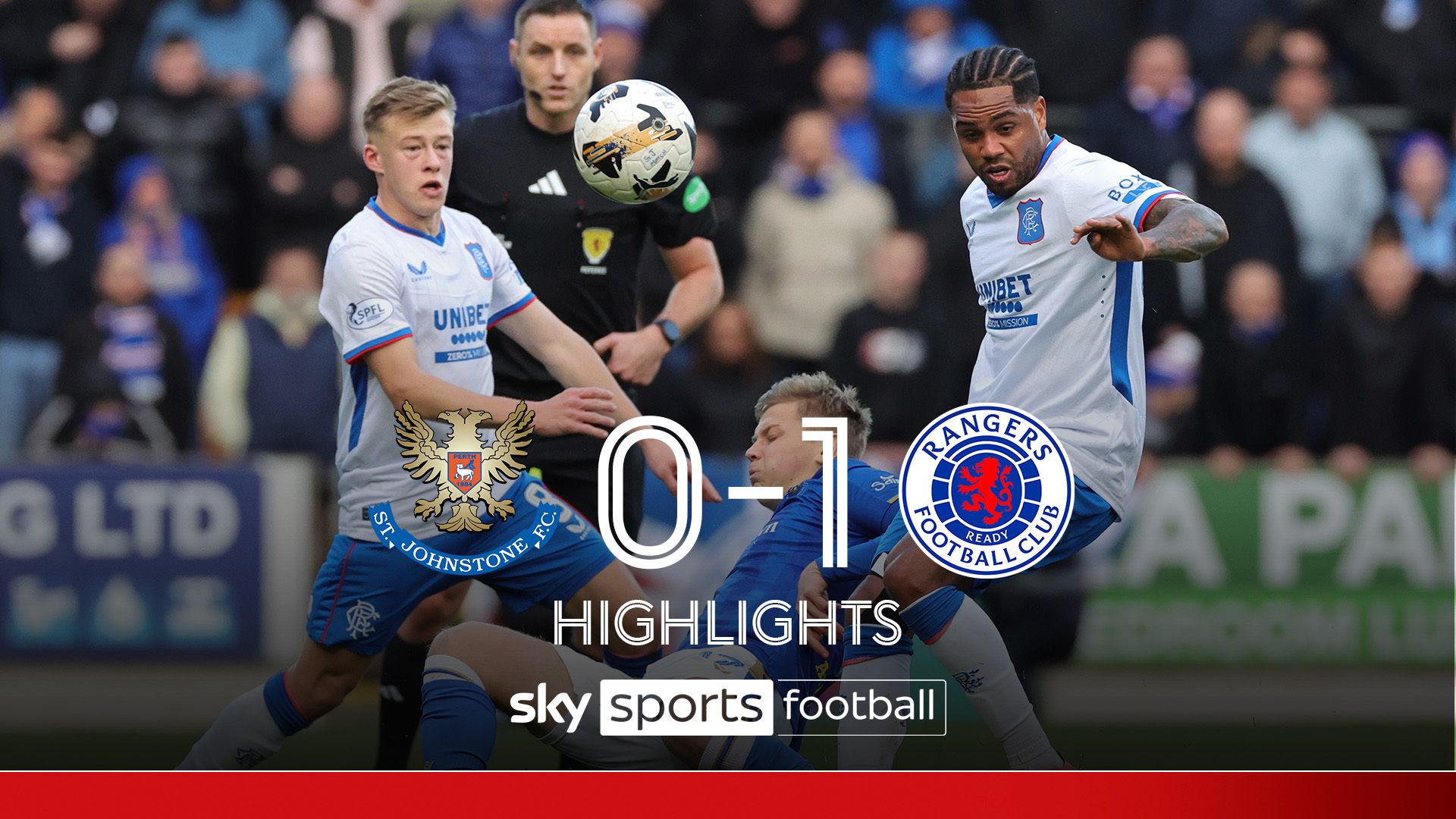 St Johnstone 0-1 Rangers