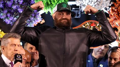 Fury weighs in for his rematch with Usyk