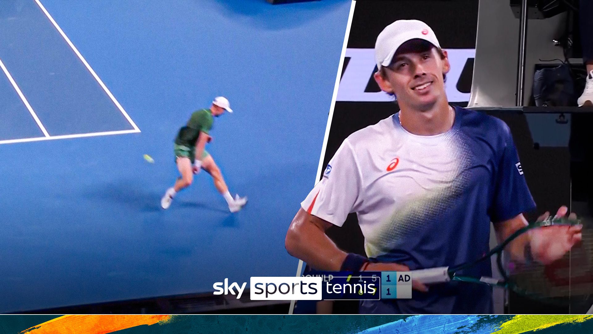 Van de Zandschulp's OUTRAGEOUS tweener shot leaves opponent applauding!