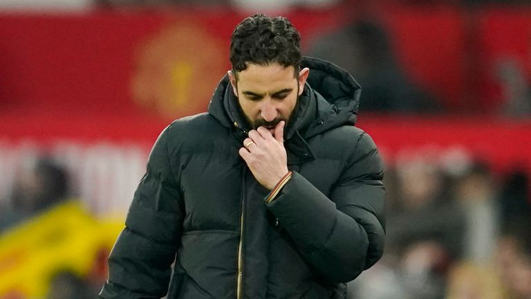 Manchester United have lost six of their 11 Premier League matches with Ruben Amorim in charge