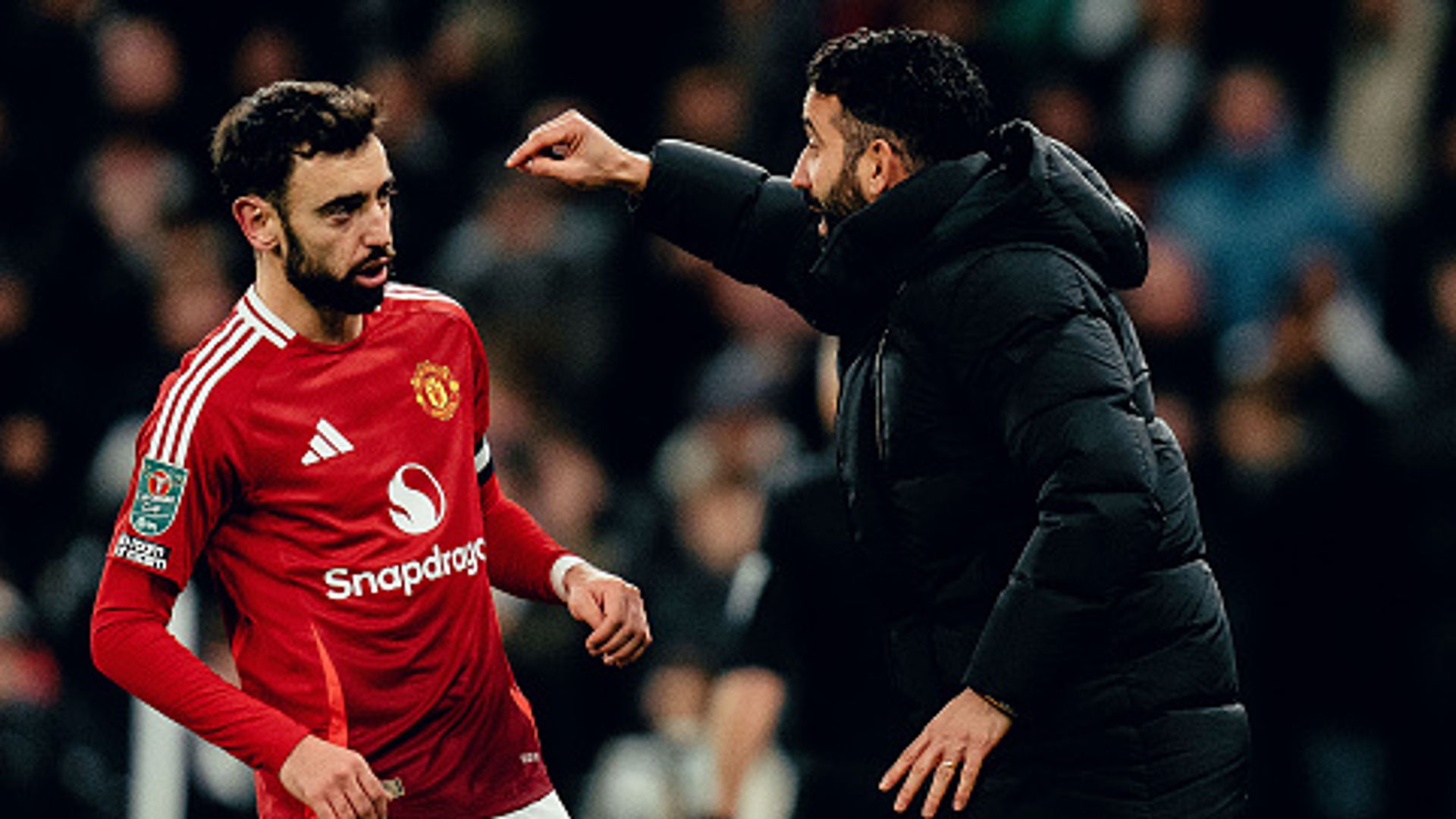 Amorim defends 'special' Bruno after Keane criticism