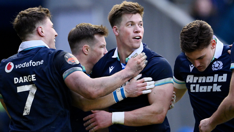 Ho Jones recorded a three -year -old, where Scotland came through the test of the six test countries against Italy