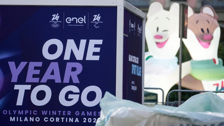 There is a year to go until the start of the 2026 Winter Olympics