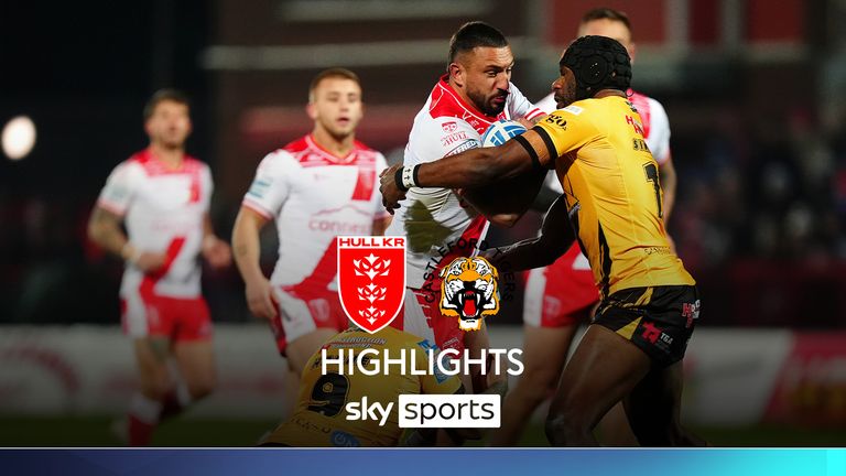 Sorotan pertandingan Liga Super antara Hull KR dan Castleford Tigers