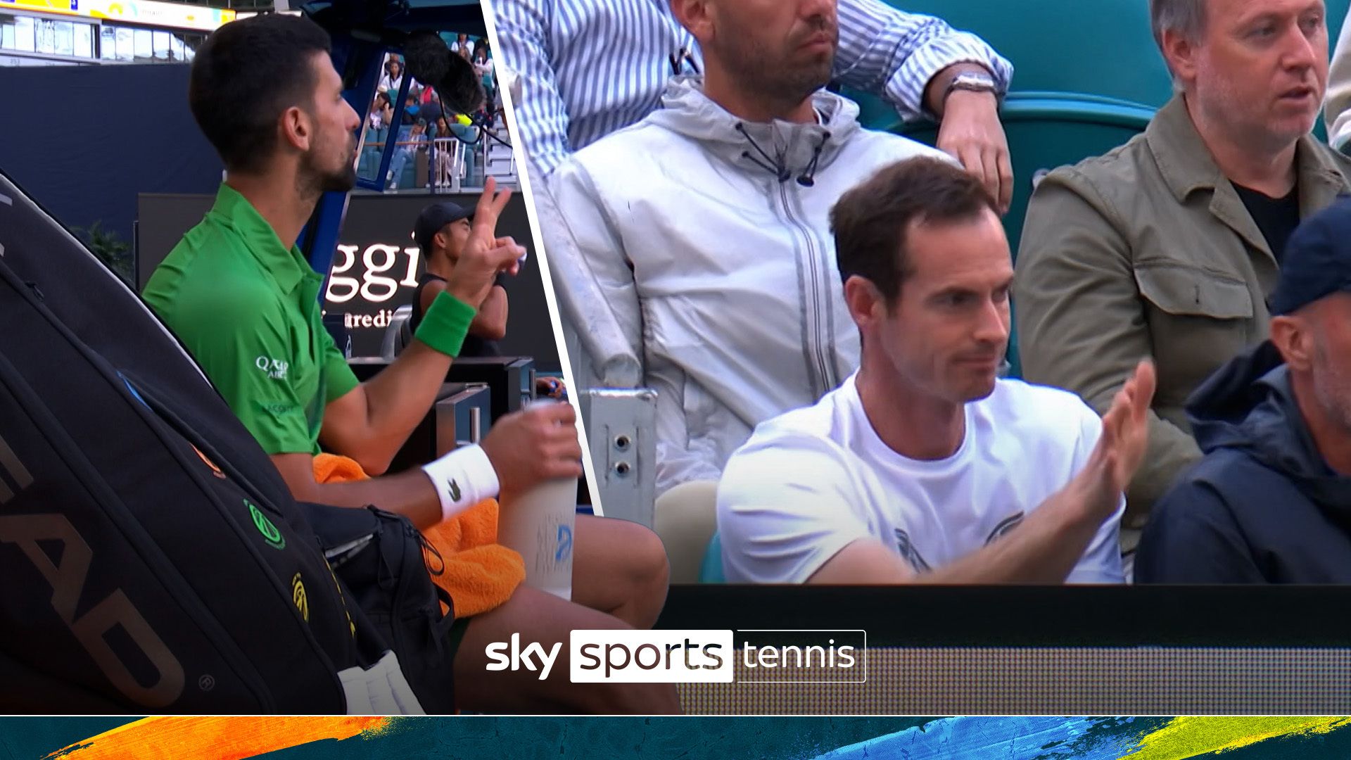 Murray coaches 24-time Grand Slam champion Djokovic on second serve return