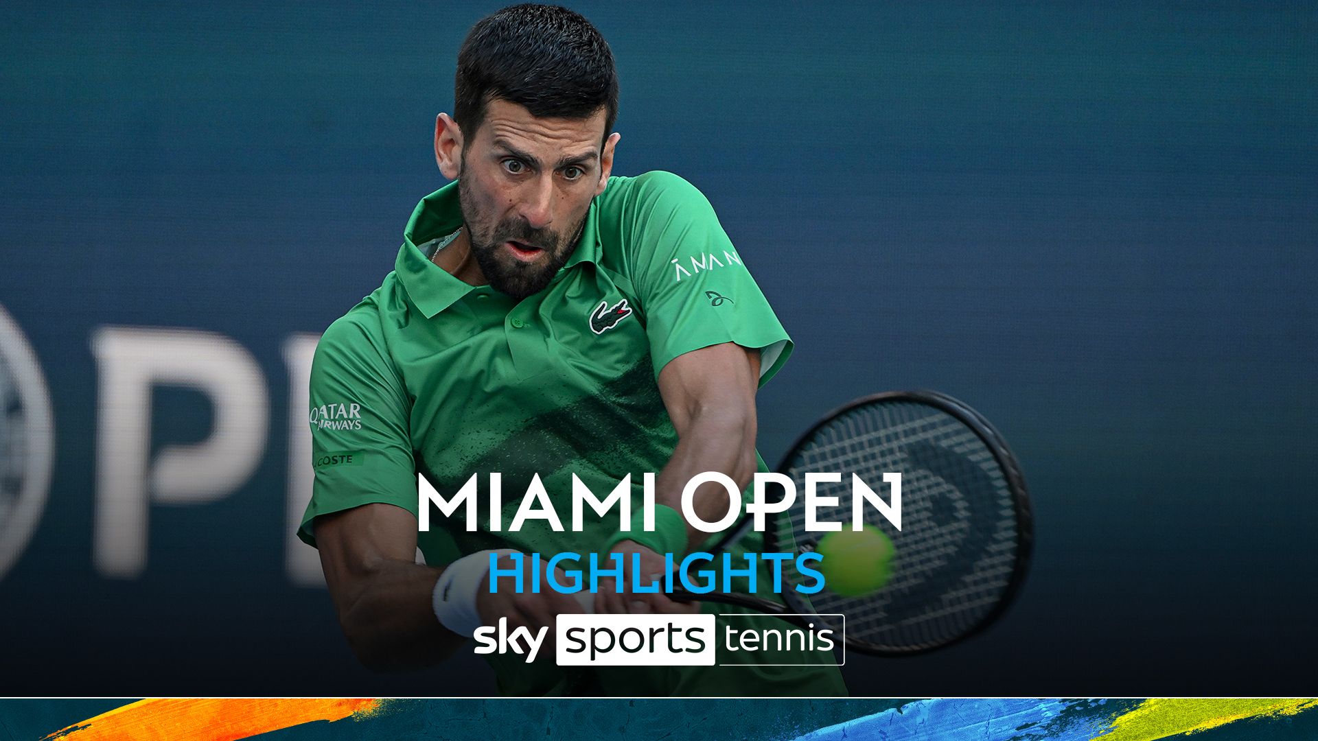 Djokovic cruises past Hijikata in Miami return
