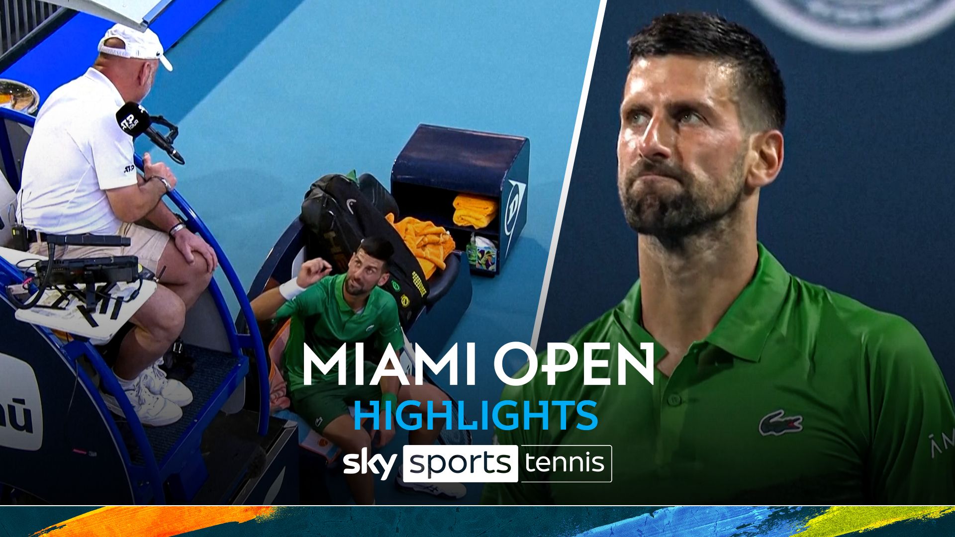 Djokovic beats Musetti after confrontation with umpire